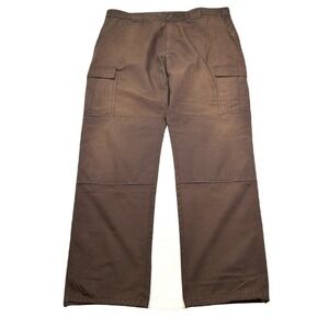 5.11 Tactical Cargo Pants Mens 42 Long 35" Inseam‎ Brown Twill